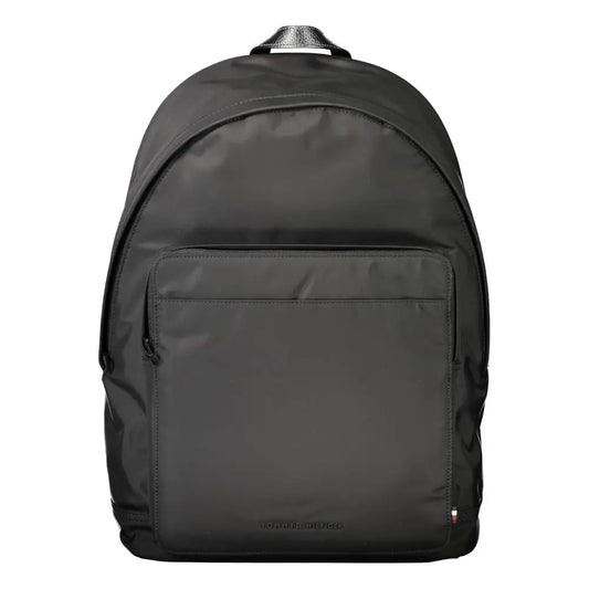 Tommy Hilfiger Black Polyester Backpack