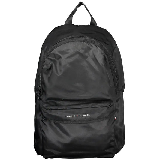 Tommy Hilfiger Black Polyester Backpack