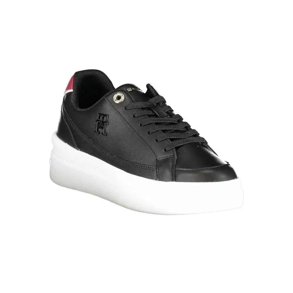 Tommy Hilfiger Black Polyester Sneakers - Sneakers