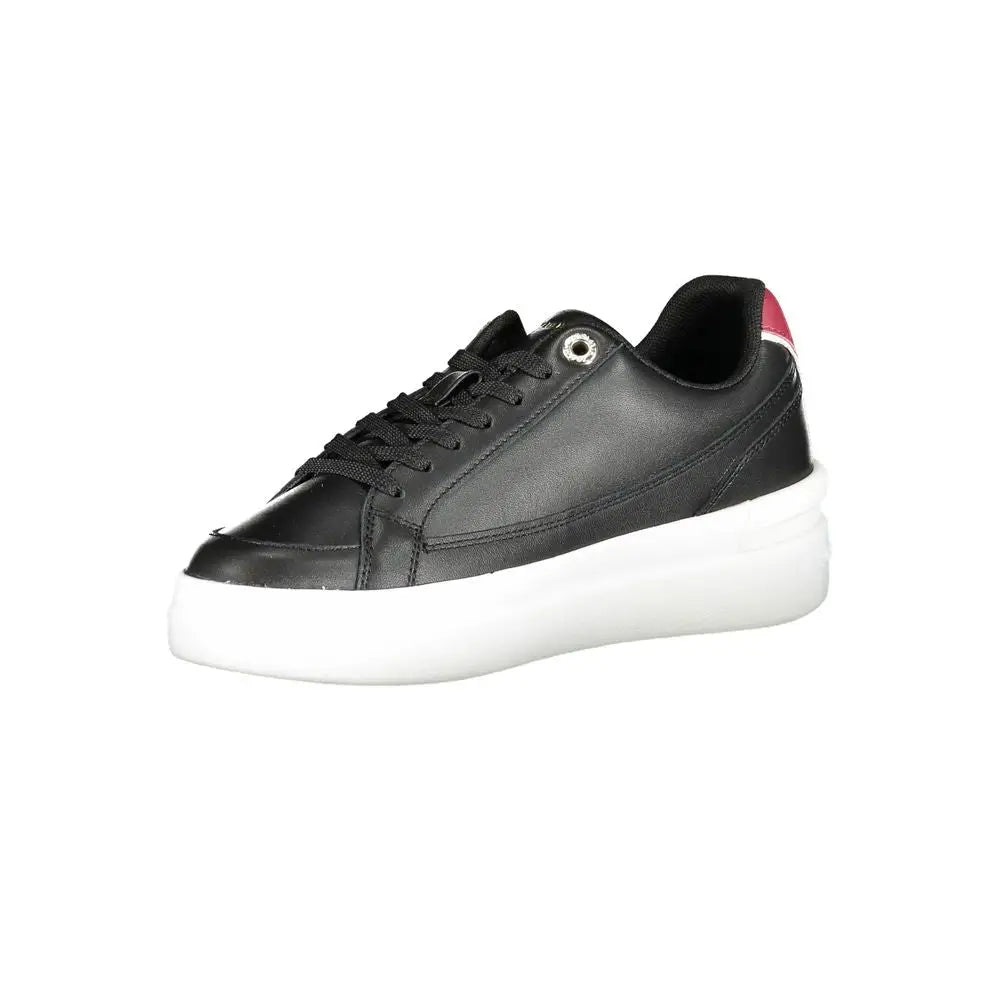 Tommy Hilfiger Black Polyester Sneakers - Sneakers