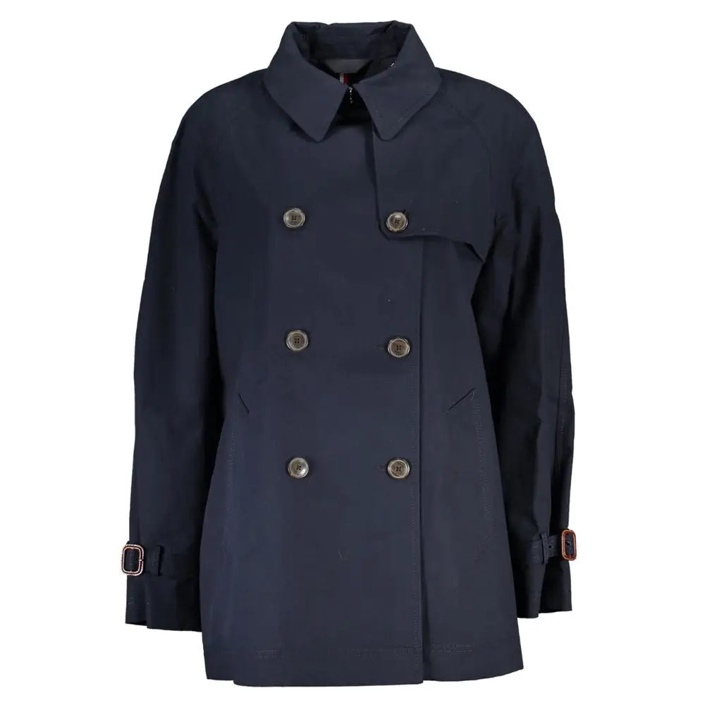 Tommy Hilfiger Blue Cotton Jackets & Coat - Jakke