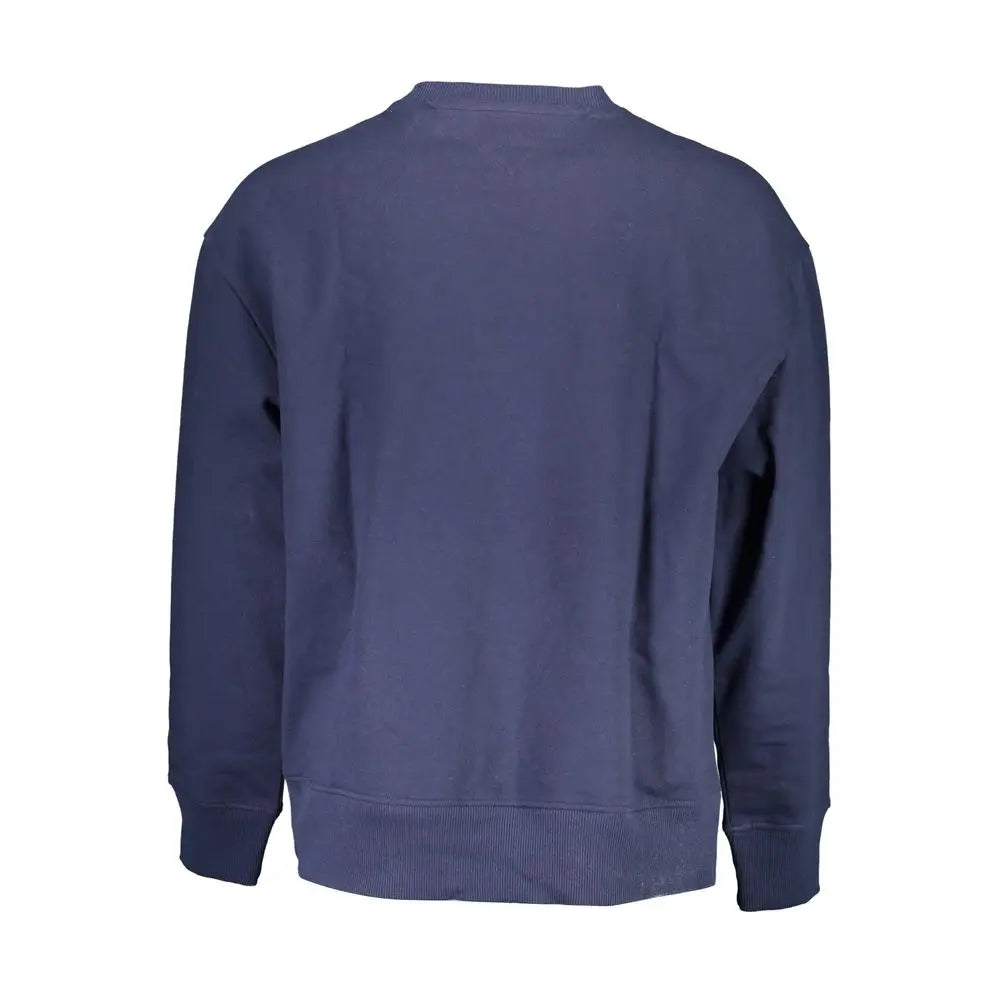 Tommy Hilfiger Blue Cotton Men Sweater - XXL - Sweaters