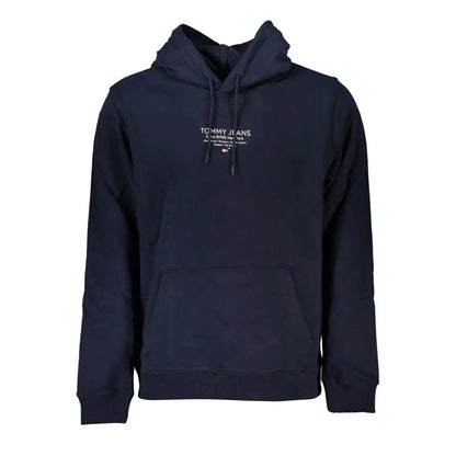 Tommy Hilfiger’s blå bomulds sweater i mørk navy med hvid logo