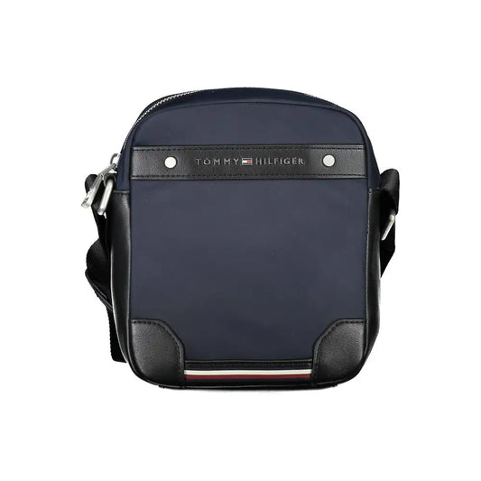 Tommy Hilfiger Blue Polyester Men Shoulder Bag - Skuldertasker