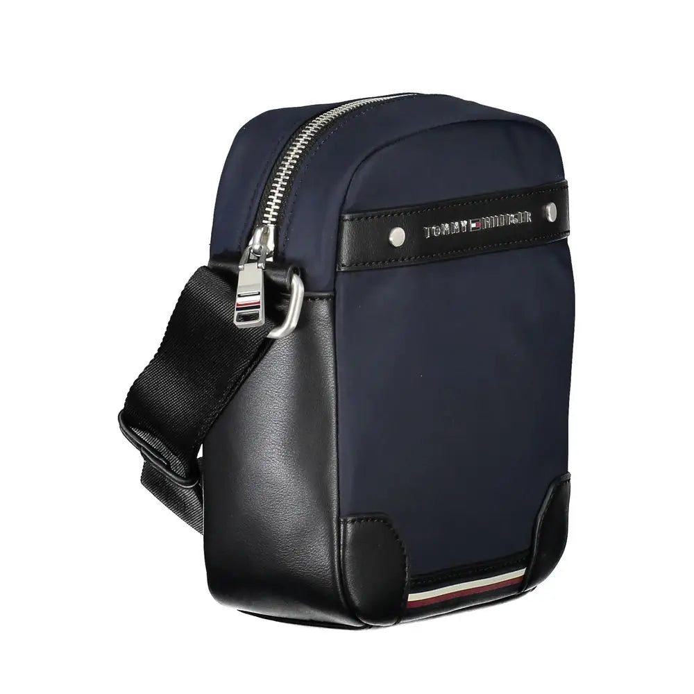 Tommy Hilfiger Blue Polyester Men Shoulder Bag - Skuldertasker