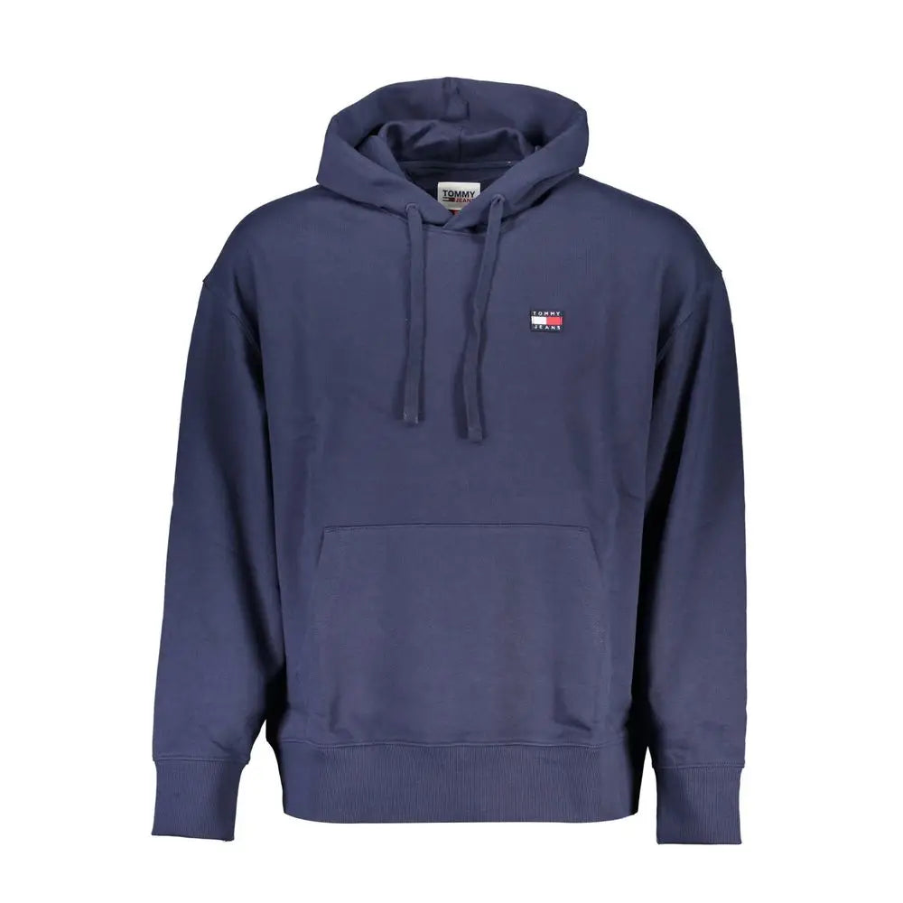 Tommy Hilfiger chic blue hoodie med logo og drawstrings