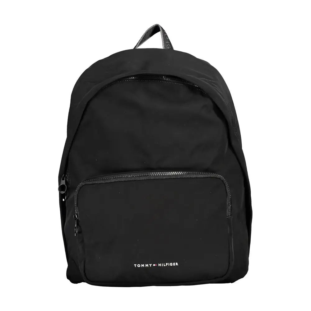 Sort Tommy Hilfiger Chic Urban Black Backpack med laptopafdeling