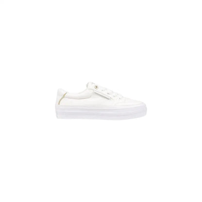 Tommy Hilfiger Cream Recycled Cotton Sneakers