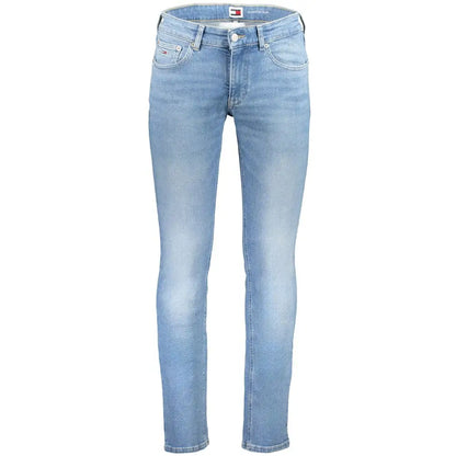 Tommy Hilfiger light blue slim fit denim jeans med logo