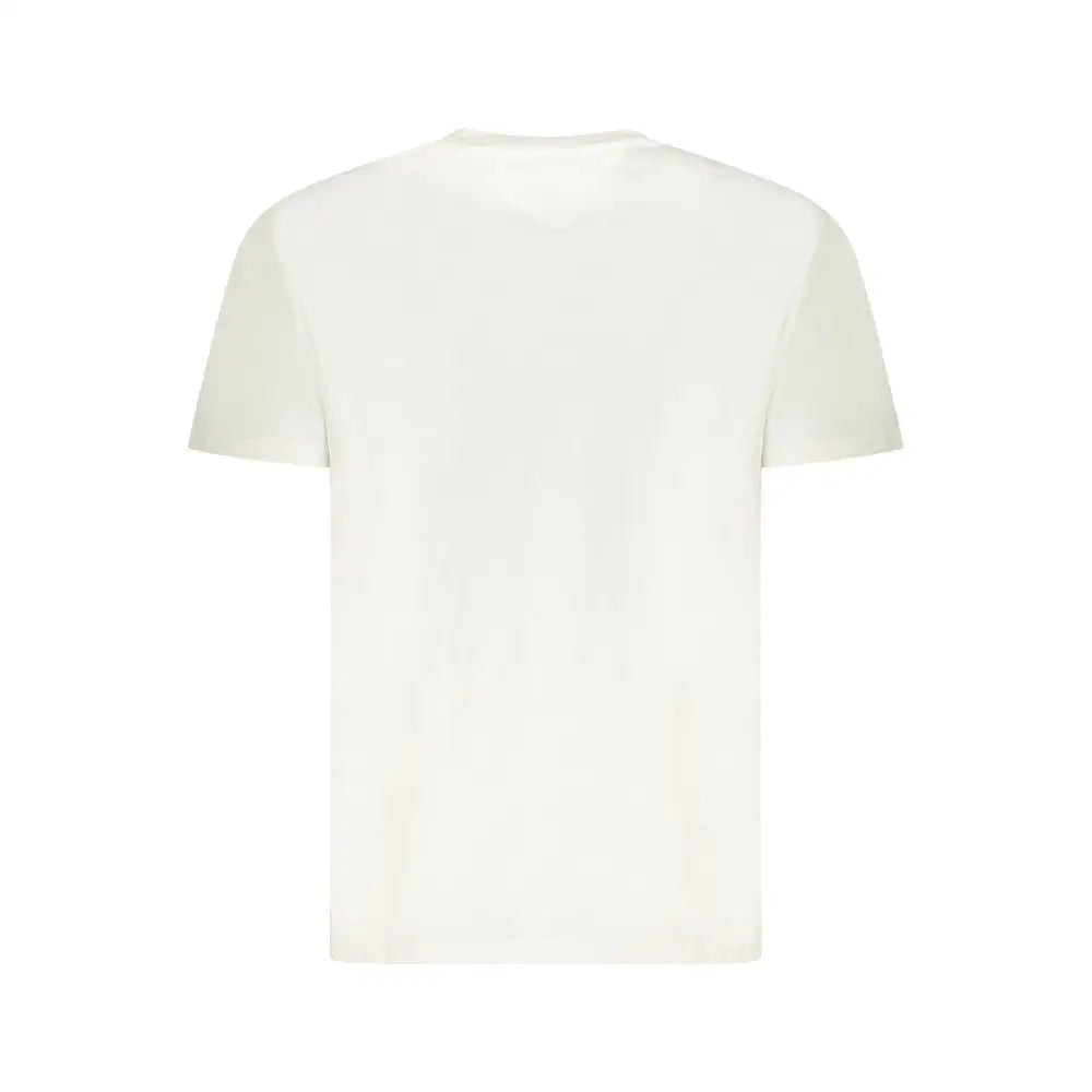 Tommy Hilfiger hvid bomuldst-shirt fra outlet mærkevarer