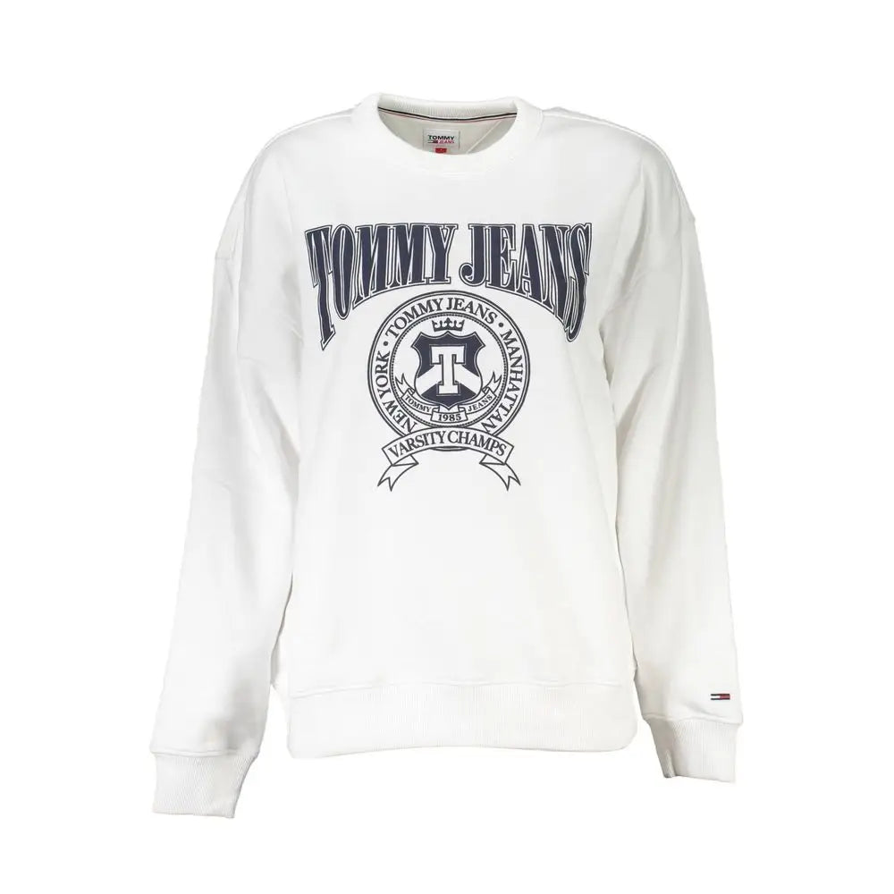 Tommy Hilfiger White Cotton Sweatshirt - XL - Sweatshirts