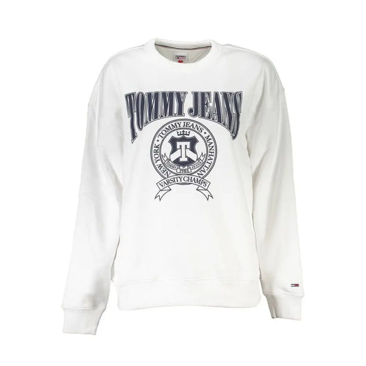 Tommy Hilfiger White Cotton Sweatshirt - XL - Sweatshirts