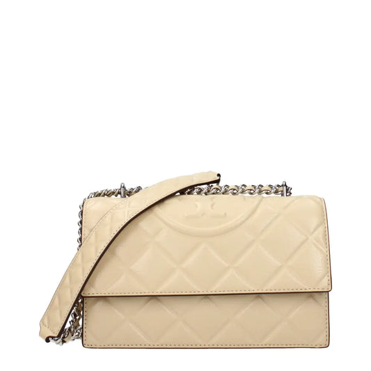 Tory Burch Beige Leather Crossbody Bags