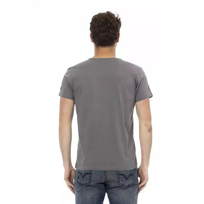 Trussardi Action Gray Cotton Men's T-Shirt