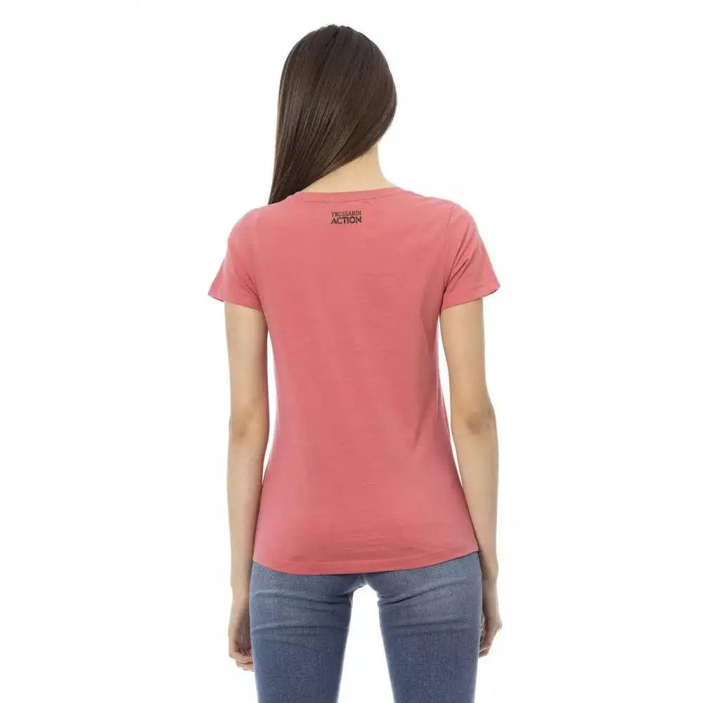 Trussardi Action Multicolor Cotton Women T-Shirt