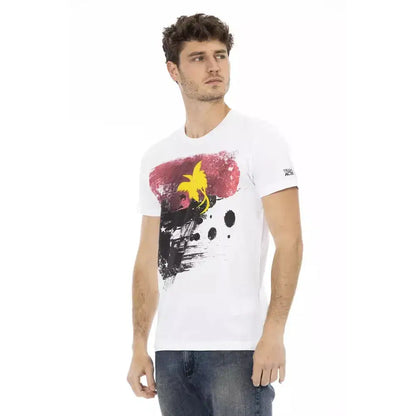 Trussardi Action White Cotton Men's T-Shirt