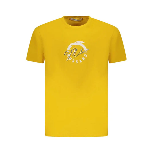 Trussardi Yellow Cotton T-Shirt - XXL - T-shirts