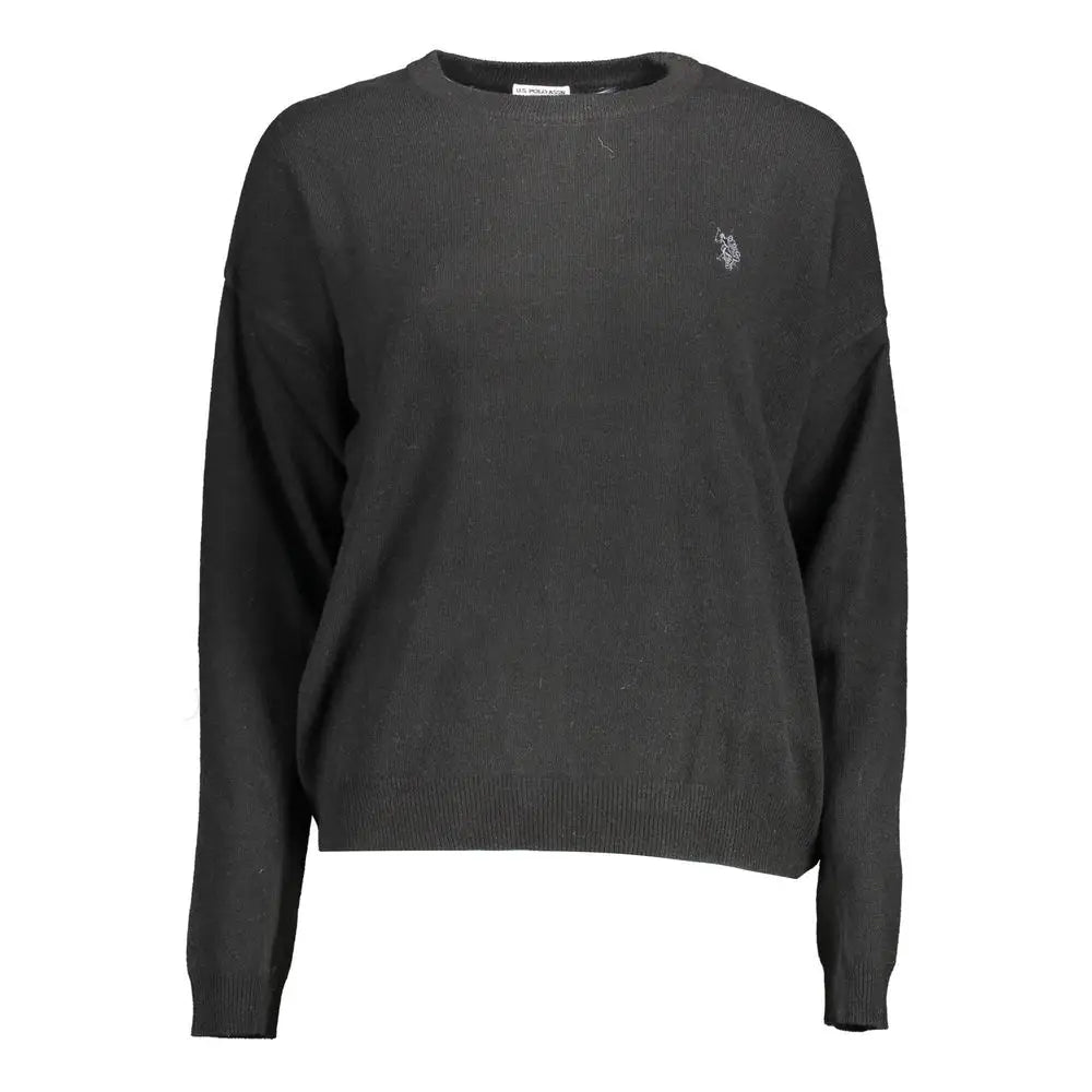 U.S. POLO ASSN. Black Wool Sweater - L - Sweaters