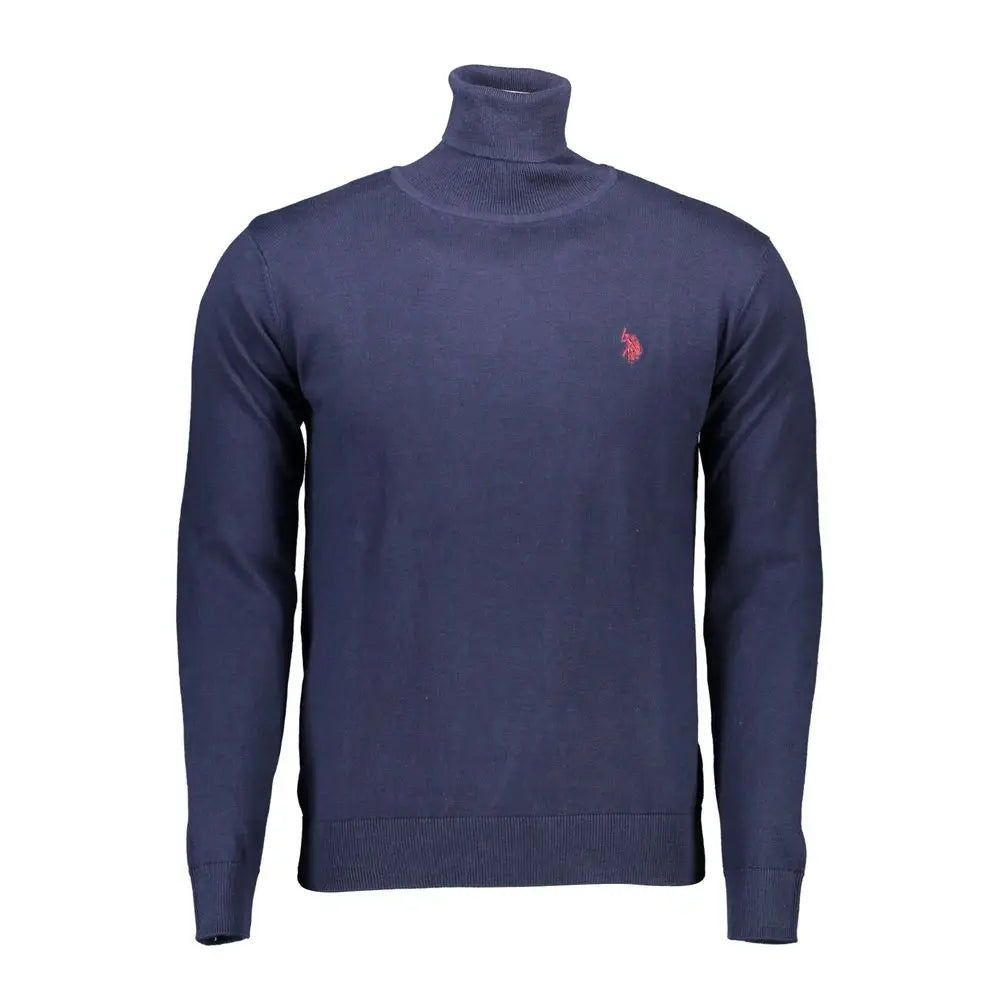 U.S. POLO ASSN. Blue Cotton Men Sweater - XXL