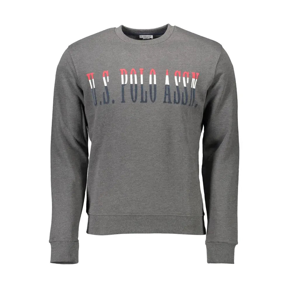U.S. POLO ASSN. Gray Cotton Mens Sweatshirt