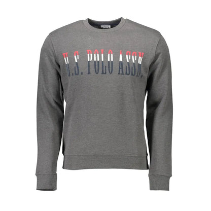 U.S. POLO ASSN. Gray Cotton Mens Sweatshirt