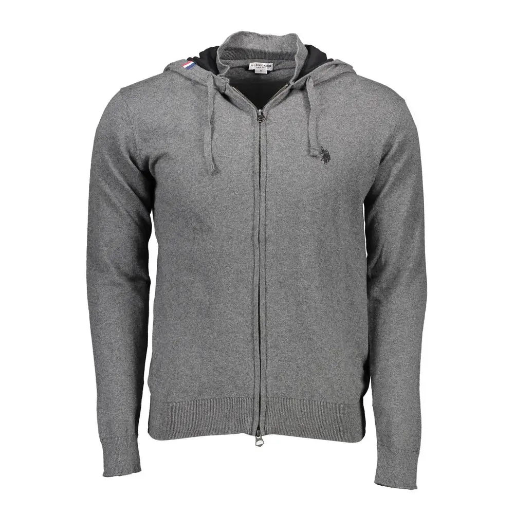 U.S. POLO ASSN. Gray Cotton Sweater - XXL - Sweaters