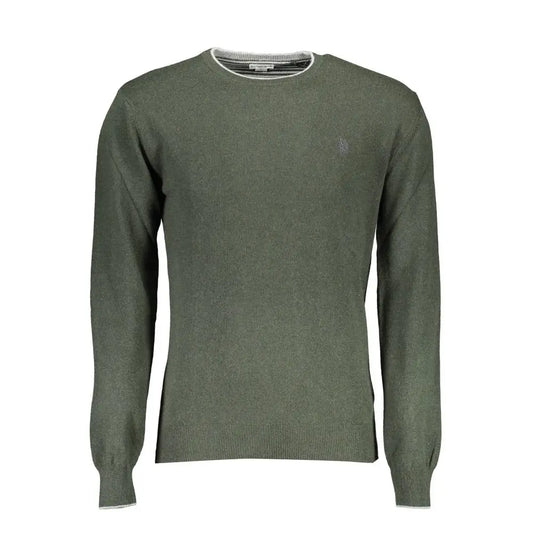 U.S. POLO ASSN. Green Wool Men Sweater - Sweaters