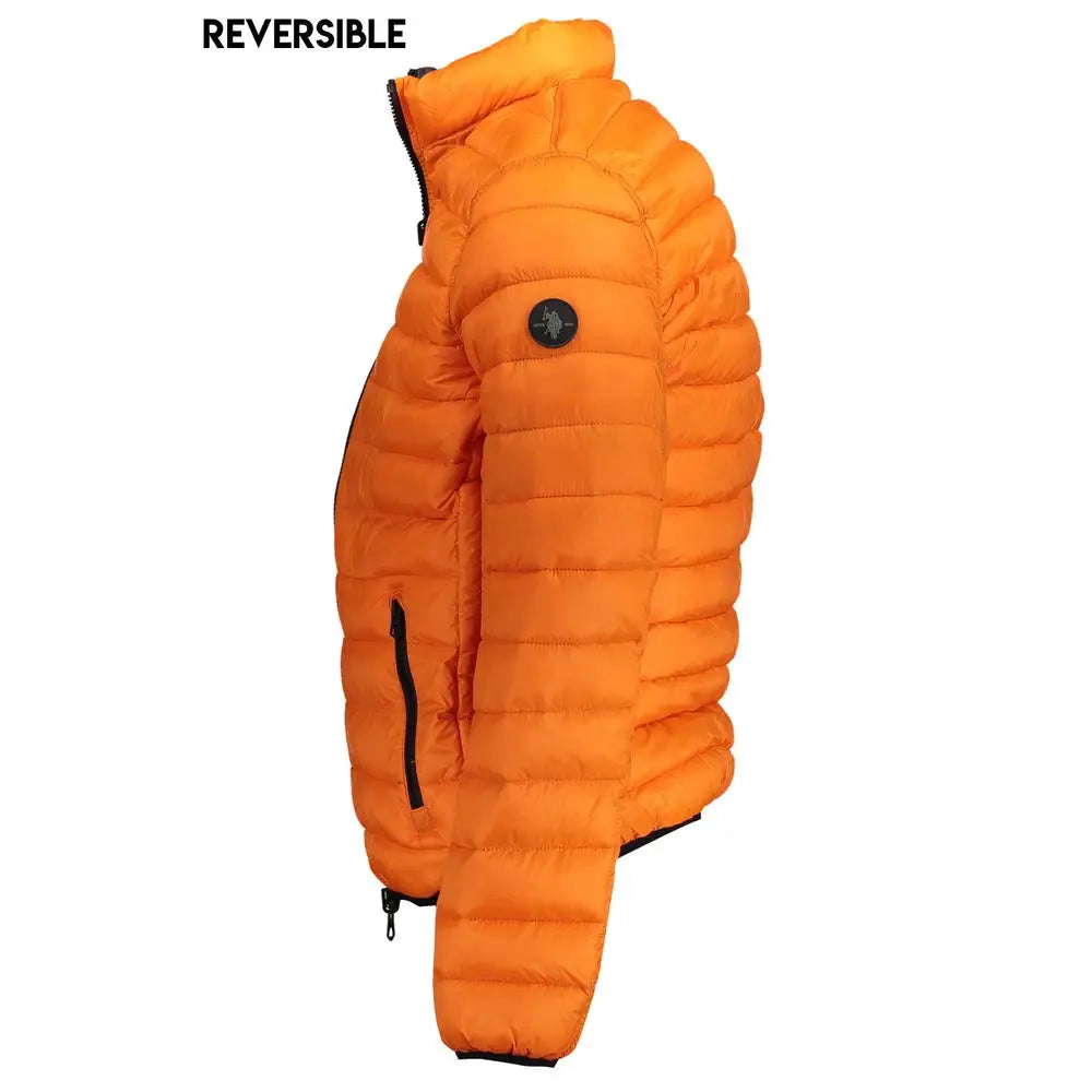 U.S. POLO ASSN. Orange Nylon Jackets & Coat - Jakke