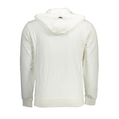 U.S. Polo Assn. white cotton sweater med blød tekstur og ribkanter