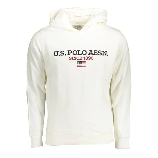 U.S. POLO ASSN. White Cotton Men Sweatshirt - Sweatshirts