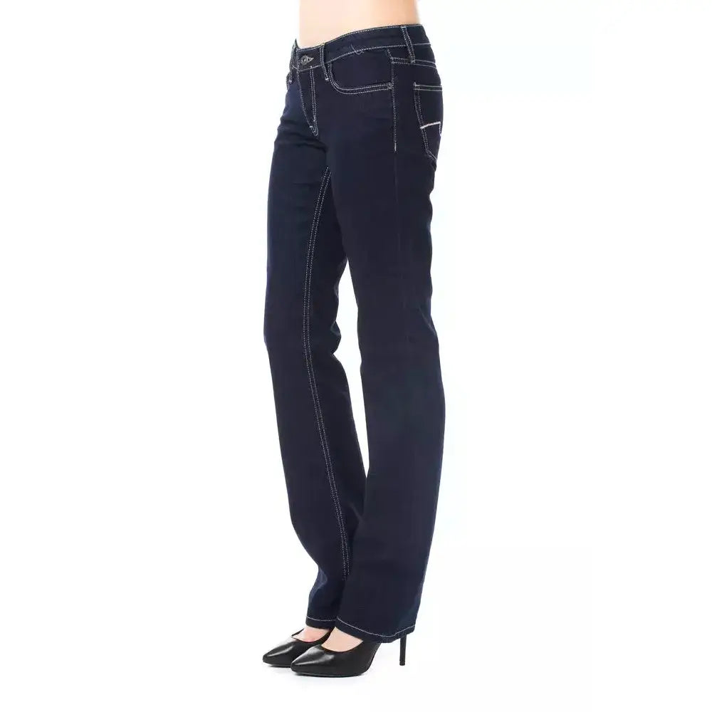 Ungaro Fever Blue Cotton Women's Jeans