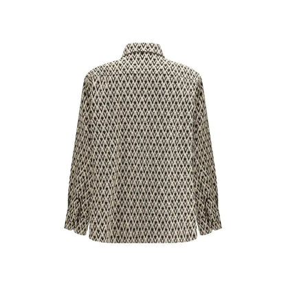 Valentino multicolor bomuldsjakke med zigzag mønster, spar 30-70% på mode