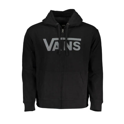Vans sort sort trøje i sort bomuld med gråt logo på brystet