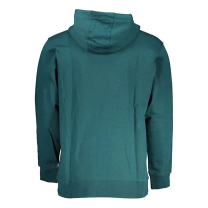 Teal Vans grønn bomuldssweater med blød tekstur og ribbet manchetter