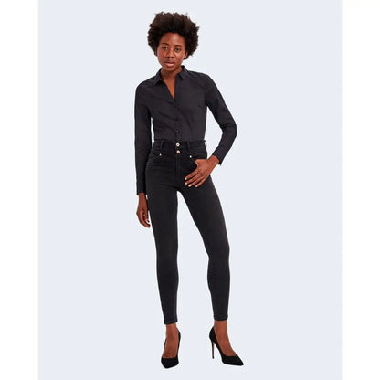 Vero Moda Black Cotton Bodysuit - IT38/XS-XS