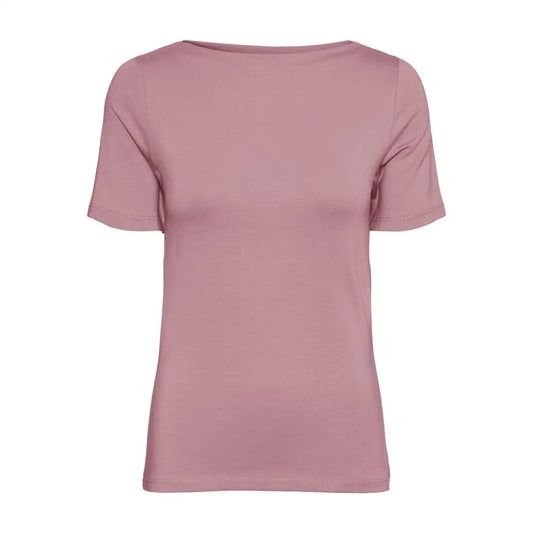 Vero Moda Pink Viscose T-Shirt