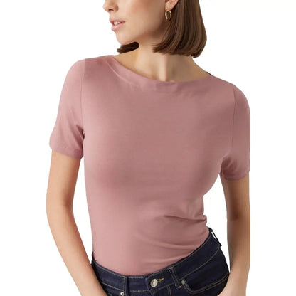 Vero Moda Pink Viscose T-Shirt