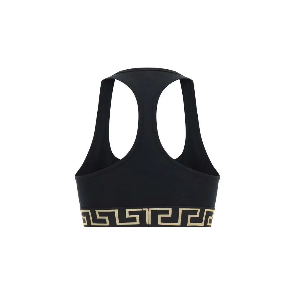 Versace Black Cotton Top