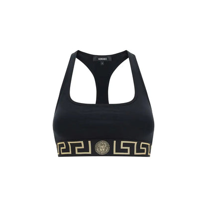 Versace Black Cotton Top