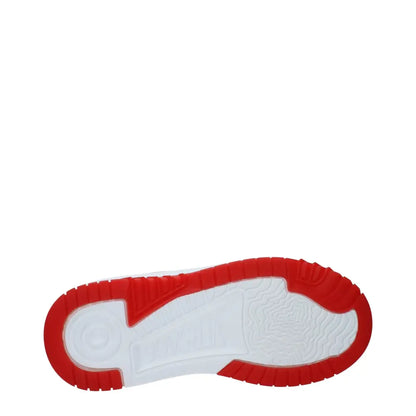 Rød og hvid gummisål med tekstur i Versace sneakers – spar 30–70% på mode