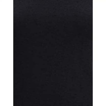 Solid black textured surface of Wolford Jamaika top